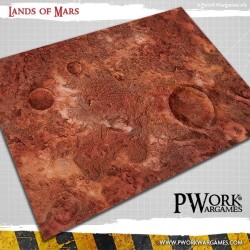 Tapis de jeu néoprène Lands of Mars 90x90cm - GM01600N3X3