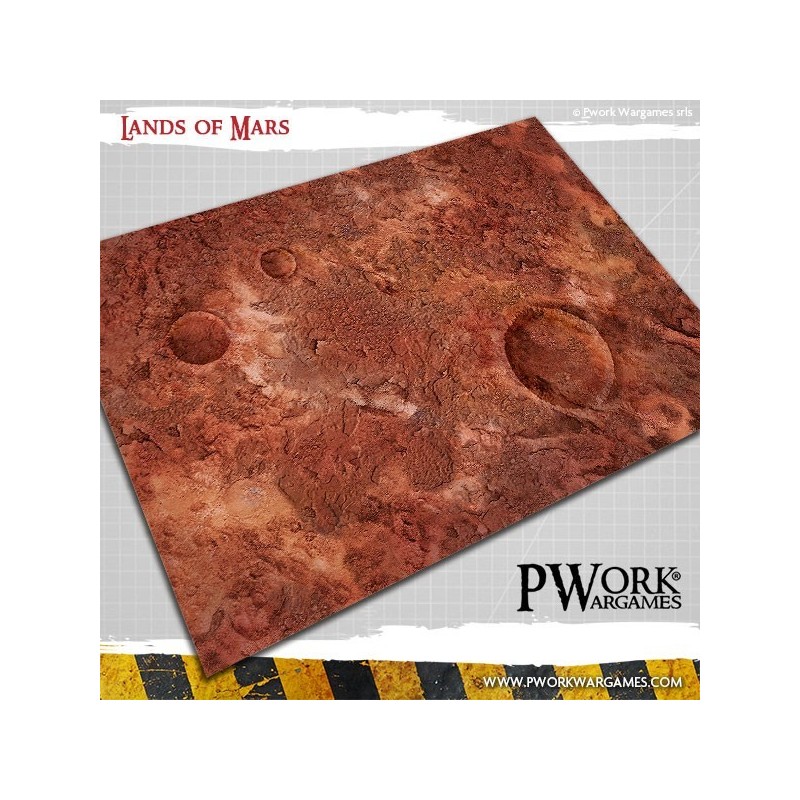 Tapis de jeu néoprène Lands of Mars 120x120cm - GM01600N4X4