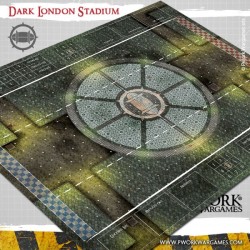 Tapis de jeu Blood Bowl PVC - Dark London Stadium