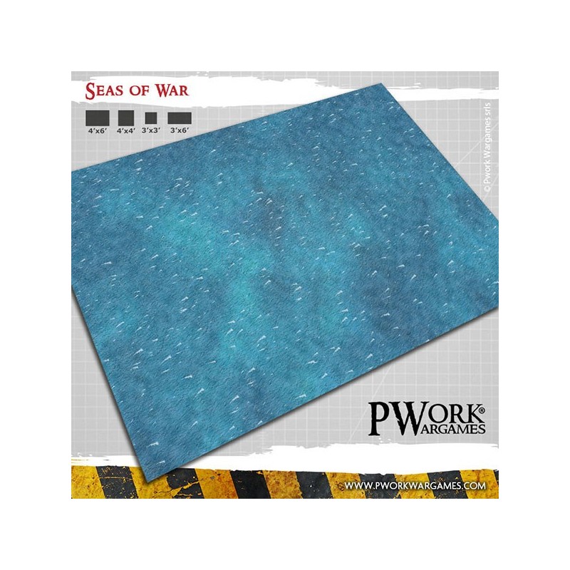 Tapis de jeu néoprène Seas of War 90x90cm - GM02700N3X3