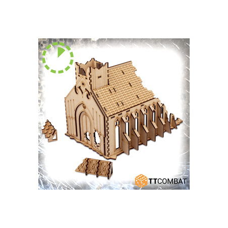 Damaged Gothic Chapel Damaged Gothic Chapel