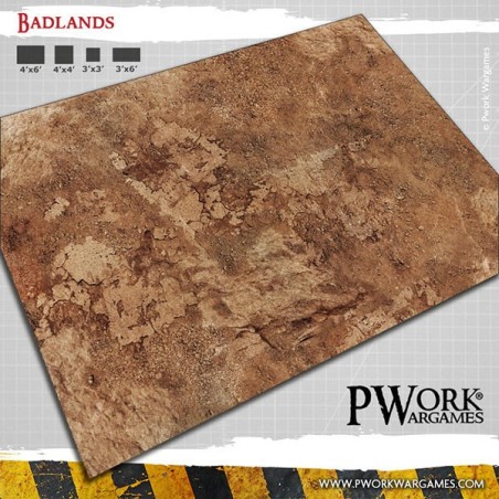 Tapis de jeu néoprène Badlands 44x60" - GM00200N44x60