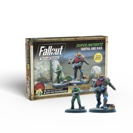 Fallout Wasteland Warfare - Super Mutants: Tabitha and Raul