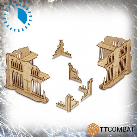 Municipium Sector Medium Corner Ruins - TTSCW-SFG-149 Municipium Sector Medium Corner Ruins - TTSCW-SFG-149