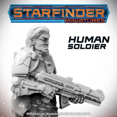 Starfinder - Human Soldier - PSF0020 Starfinder - Human Soldier - PSF0020