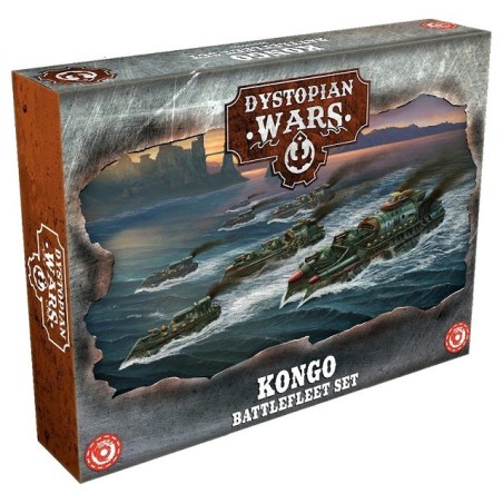 DYSTOPIAN WARS - KONGO BATTLEFLEET SET - DWA220005 DYSTOPIAN WARS - KONGO BATTLEFLEET SET - DWA220005