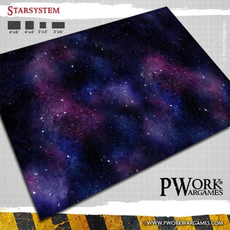 Tapis de jeu néoprène STAR SYSTEM 4x6 Tapis de jeu néoprène STAR SYSTEM 4x6