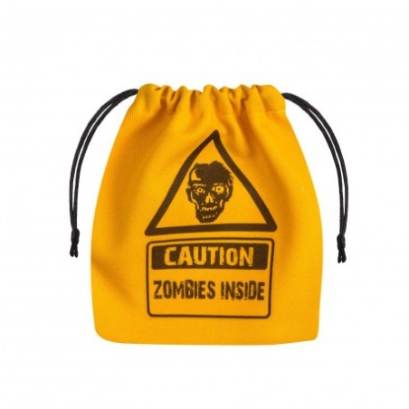 Sac à Dés Zombie - Jaune & Noir (1) Sac à Dés Zombie - Jaune & Noir (1)