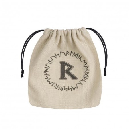 Sac à Dés Runique - Beige & Noir (1) Sac à Dés Runique - Beige & Noir (1)