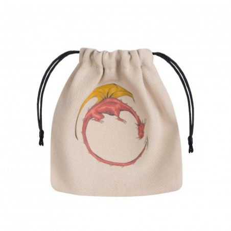 Sac à Dés Dragon - Beige & Multicolore (1) Sac à Dés Dragon - Beige & Multicolore (1)