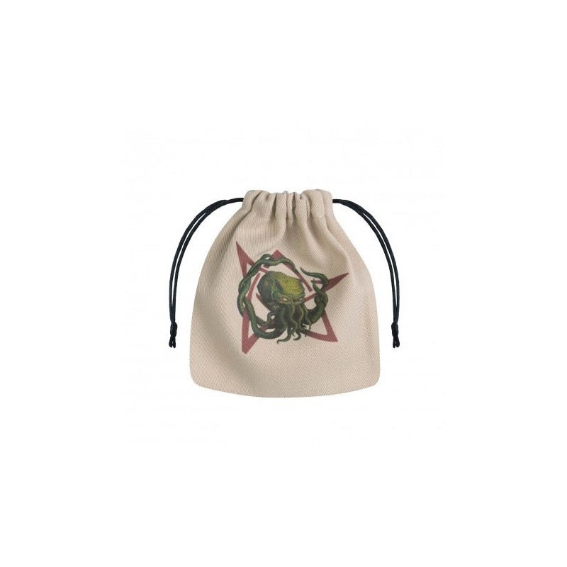 Sac à Dés L'Appel de Cthulu - Beige & Multicolore (1)