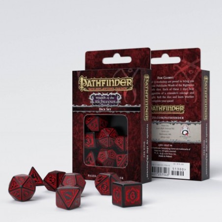 Set de Dés Pathfinder - La Colère des Justes (7) Set de Dés Pathfinder - La Colère des Justes (7)