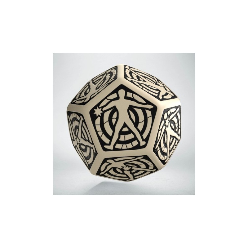 D12 de Localisation de Touche - Beige & noir (1)