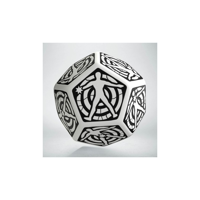 D12 de Localisation de Touche - Blanc & Noir (1)