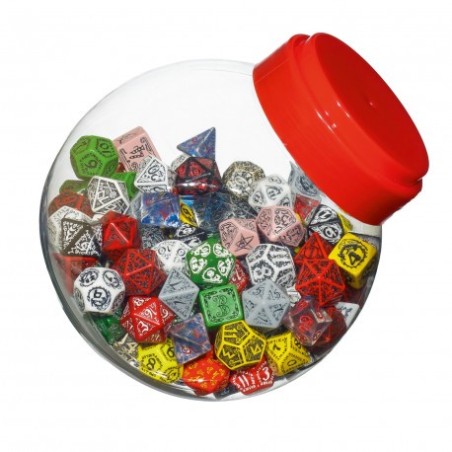 Bocal de Dés - D4, D6, D8, D10, D12, D20, D100 (150)