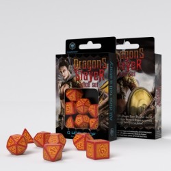 Set de Dés Tueur de Dragons - Rouge & Orange (7)