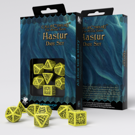 Set de Dés L'Appel de Cthulhu - Les Dieux Extérieurs Hastur (7) Set de Dés L'Appel de Cthulhu - Les Dieux Extérieurs Hastur (7)