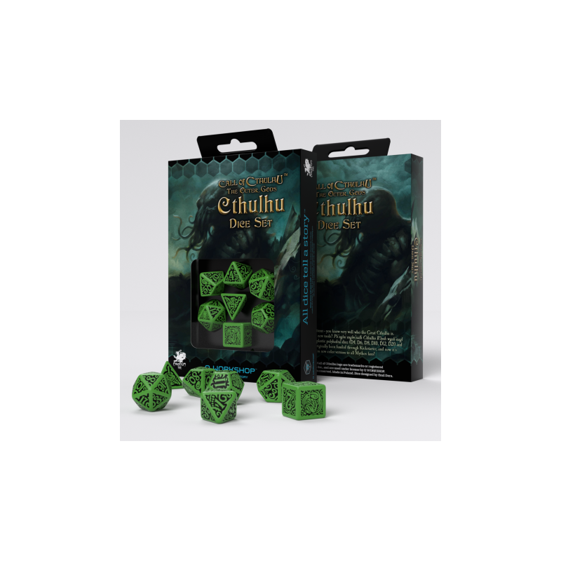 Set de Dés L'Appel de Cthulhu - Les Dieux Extérieurs Cthulhu (7)