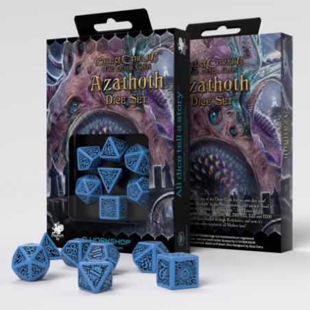Set de Dés L'Appel de Cthulhu - Les Dieux Extérieurs Azathoth (7) Set de Dés L'Appel de Cthulhu - Les Dieux Extérieurs Azathoth (7)