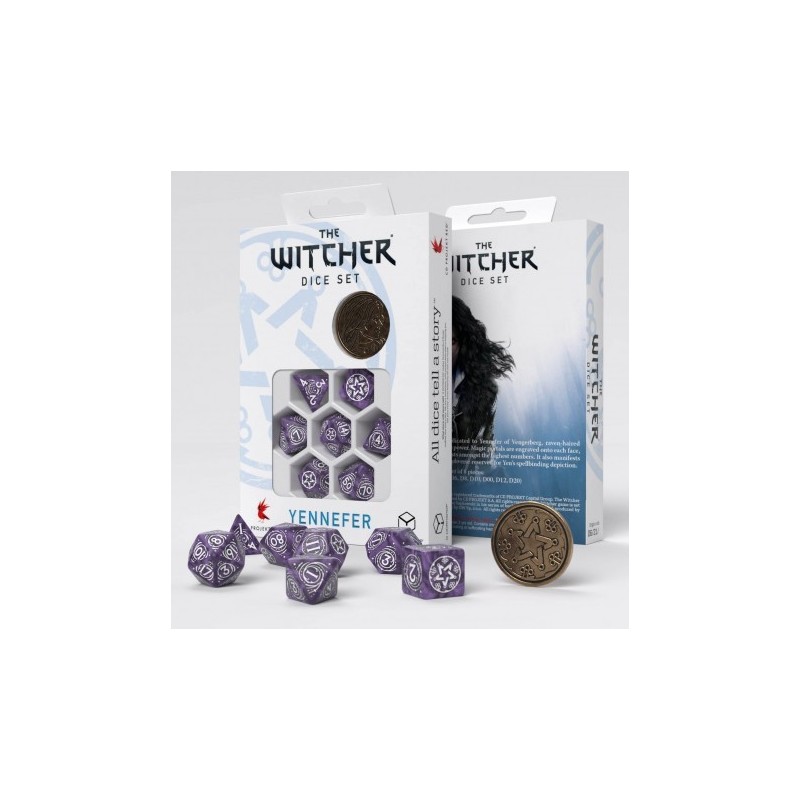Set de Dés The Witcher - Yennefer, Lilas et Groseilles Set de Dés The Witcher - Yennefer, Lilas et Groseilles