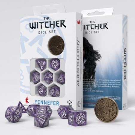 Set de Dés The Witcher - Yennefer, Lilas et Groseilles Set de Dés The Witcher - Yennefer, Lilas et Groseilles