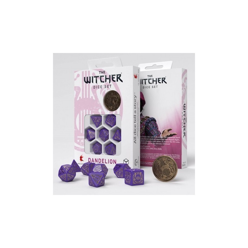 Set de Dés The Witcher - Jaskier,  Vicomte de Lettenhove
