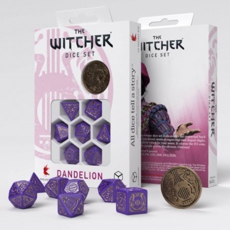 Set de Dés The Witcher - Jaskier, Vicomte de Lettenhove Set de Dés The Witcher - Jaskier, Vicomte de Lettenhove