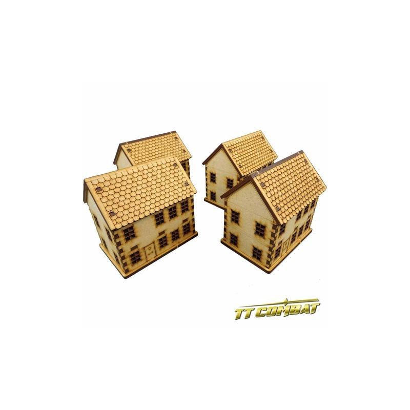 15mm Town House Set