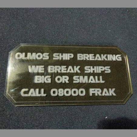 Sign G (Olmos Ship Breaking) - SFU026 Sign G (Olmos Ship Breaking) - SFU026