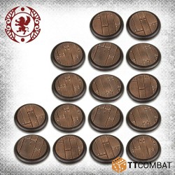 30mm Wooden Plank Bases - TTCGR-ACC-031