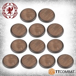 Carnevale - 40mm Wooden Plank Bases - TTCGR-ACC-032