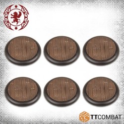 Carnevale - 50mm Wooden Plank Bases - TTCGR-ACC-033