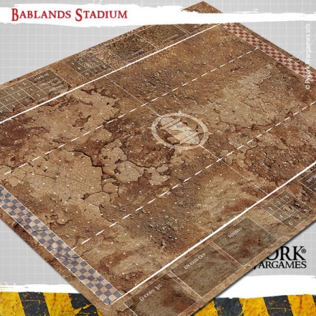 Tapis de jeu Blood Bowl néoprène - War Sands Stadium - BB01200N Tapis de jeu Blood Bowl néoprène - War Sands Stadium - BB01200N
