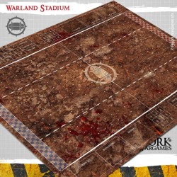 Tapis de jeu Blood Bowl néoprène - Warland Stadium - BB01100N