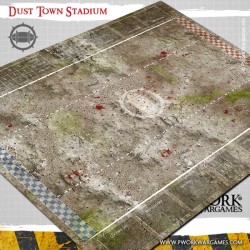 Tapis de jeu Blood Bowl néoprène - Dust Town Stadium - BB00700N