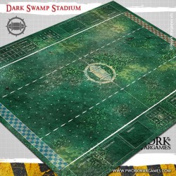 Tapis de jeu Blood Bowl néoprène - Dark Swamp Stadium - BB00500N