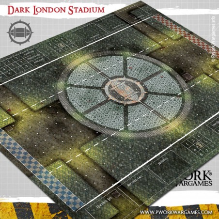 Tapis de jeu néoprène Dark London Badlands Stadium
