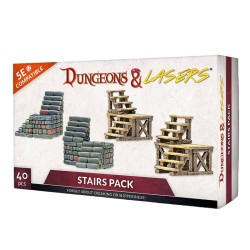 DNL0038 Dungeons & Lasers - Décors - Stairs Pack