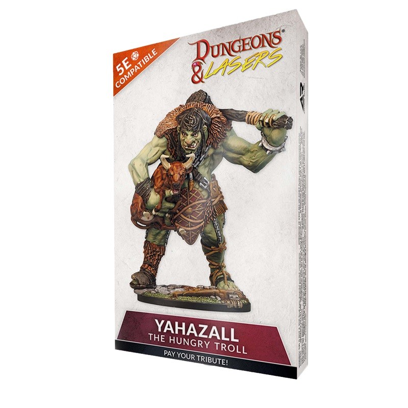 DNL0040 Dungeons & Lasers - Figurines - Yahazzal the Hungry Troll