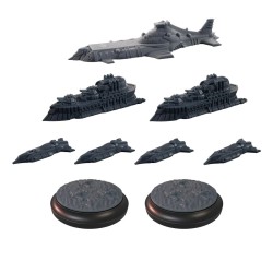 DYSTOPIAN WARS - PROTECTEUR BATTLEFLEET SET