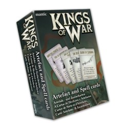 KINGS OF WAR - CARTES DE SORTS ET ARTEFACTS (ENG) - MGKWM118 - Mantic Games