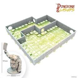 DNL0044 DUNGEONS & LASERS - DÉCORS - SEWERS CORE SET