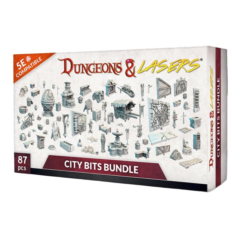 DNL0045 DUNGEONS & LASERS - DÉCORS - CITY BITS BUNDLE