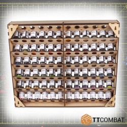 TT COMBAT & VALLEJO / ARMY PAINTER PAINT RACK 72