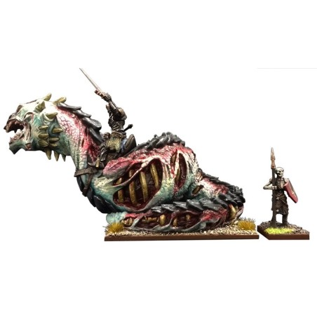 Mantic games - KINGS OF WAR - MORTS-VIVANTS - ROI REVENANT SUR WYRM MORT-VIVANT - MGKWU203 Mantic games - KINGS OF WAR - MORTS-VIVANTS - ROI REVENANT SUR WYRM MORT-VIVANT - MGKWU203