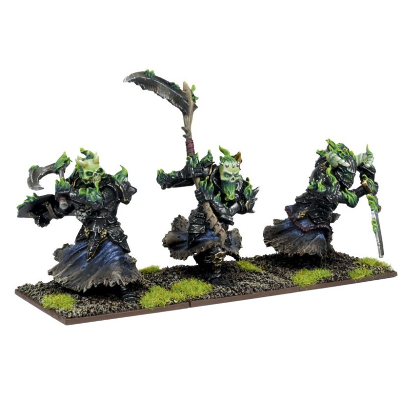 Armée De Morts-vivants Peinte Pour Kings Of War / Warhammer - Armée Complète, Style Grimdark