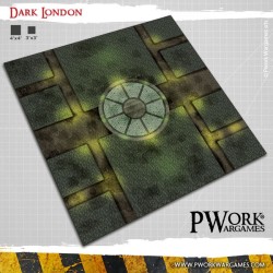Tapis de jeu néoprène Dark London 4x6 - GM00700N4X6