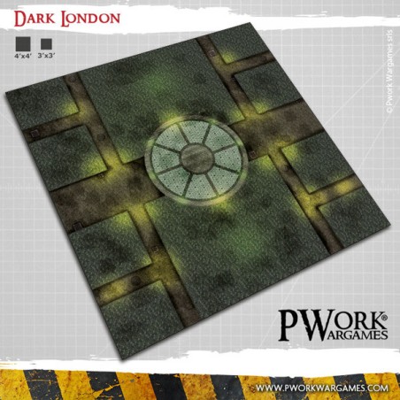 Tapis de jeu néoprène Dark London 4x6 - GM00700N4X6
