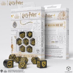 Set de Dés Modernes Harry Potter - Poufsouffle Noir