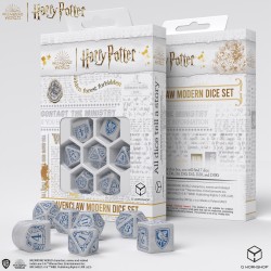 Set de Dés Modernes Harry Potter - Serdaigle Blanc